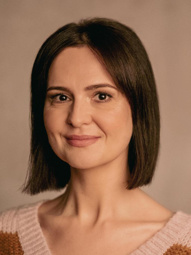 Joanna Gryga, aktorka Teatru Narodowego. Fot. Marta Ankiersztejn