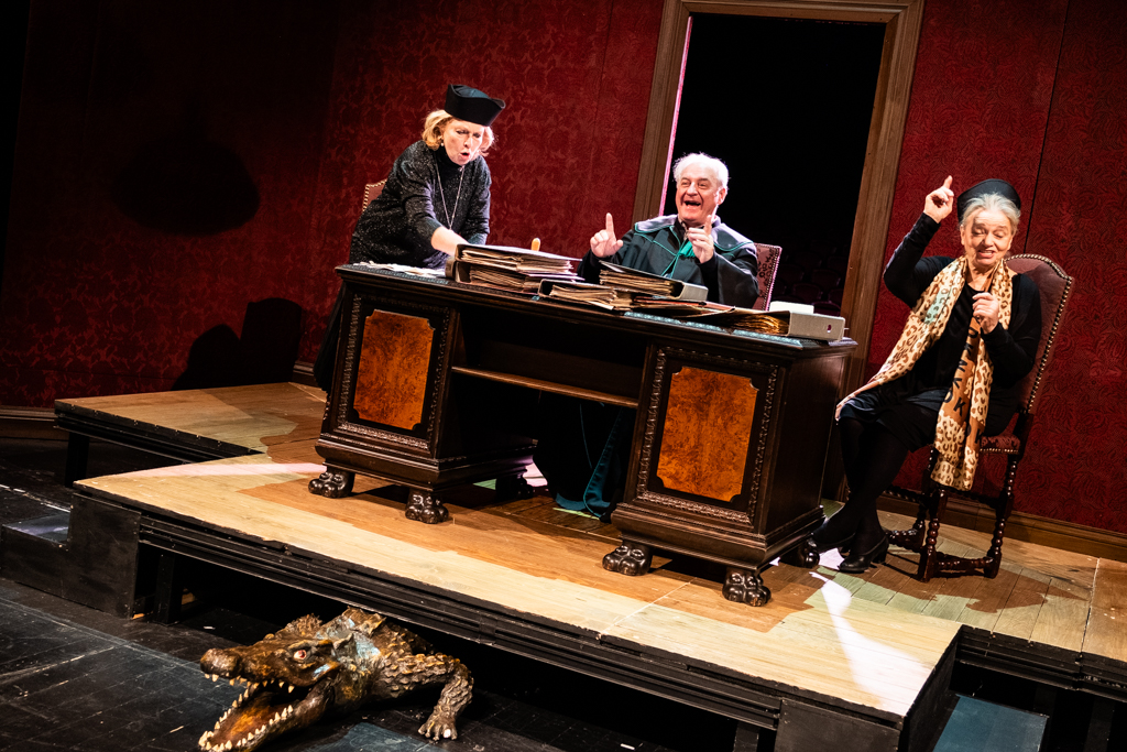 Ewa Wiśniewska, Wiesław Cichy, Anna Seniuk. Phot. Marta Ankiersztejn